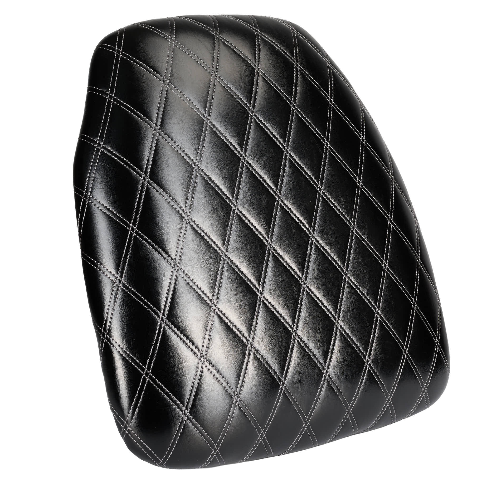 Black Vinyl Panel Back Chiavari Cushion with Bentley Stitching and SlipNot™ Technology