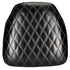 Black Vinyl Panel Back Chiavari Cushion with Bentley Stitching and SlipNot™ Technology