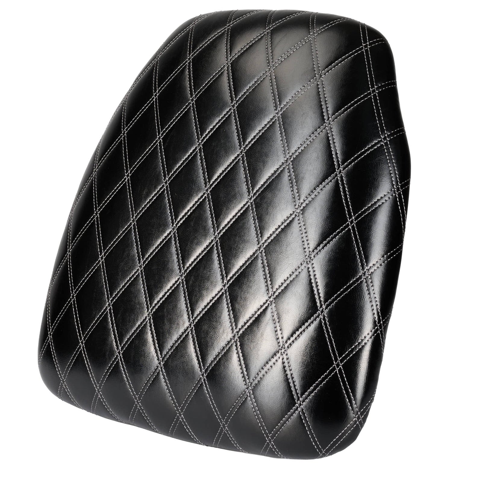 Black Vinyl Panel Back Chiavari Cushion with Bentley Stitching and SlipNot™ Technology