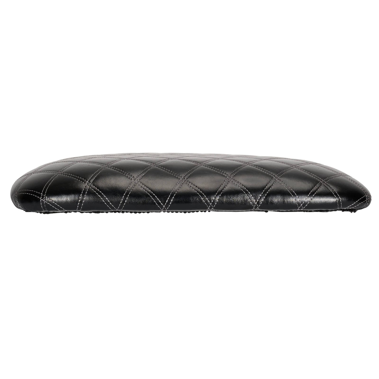Black Vinyl Panel Back Chiavari Cushion with Bentley Stitching and SlipNot™ Technology