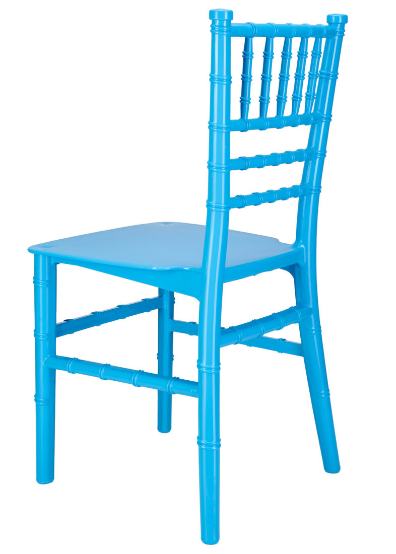 Blue Kids Chiavari Chair by Chivari CCPBLU-KID-SG-T