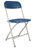 Blue Folding Chair (Steel Poly Chair) CFPBLU-KID-AX-T