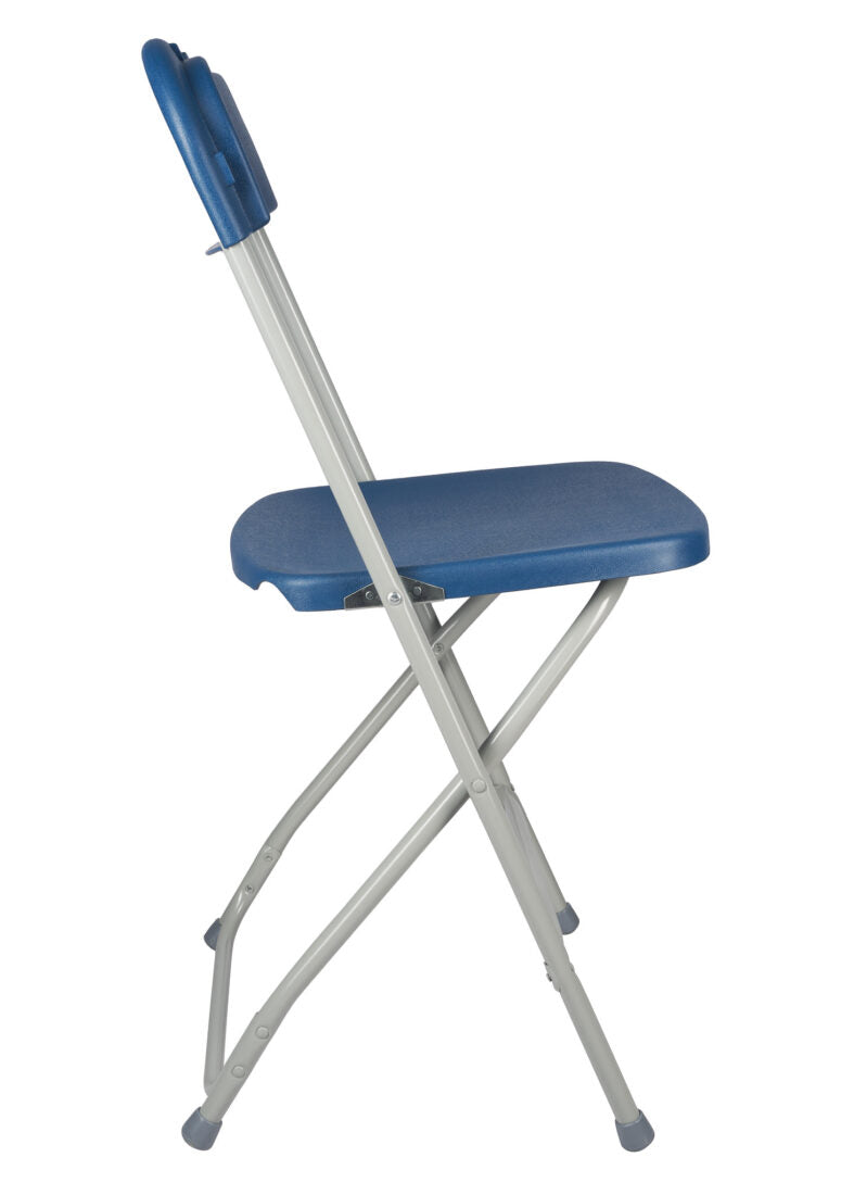 Blue Folding Chair (Steel Poly Chair) CFPBLU-KID-AX-T