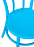 Sky Blue Resin Bentwood Festive Chair