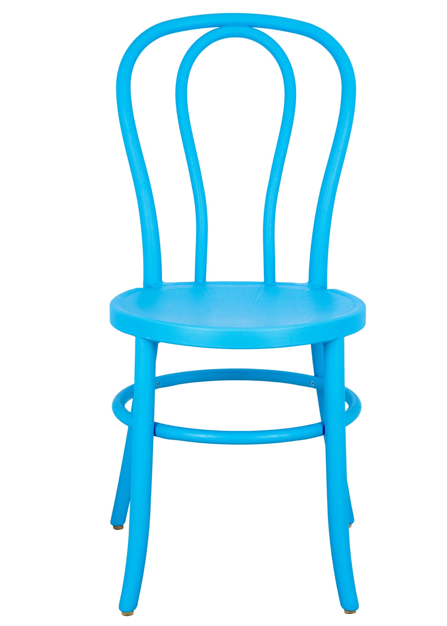 Sky Blue Resin Bentwood Festive Chair