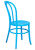 Sky Blue Resin Bentwood Festive Chair