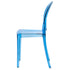 Blue Resin Kids Victoria Ghost Chair (Per Chair Price Shown - Sold only in Quantities of 4)