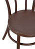 Chocolate Brown Resin Bentwood Festive Chair