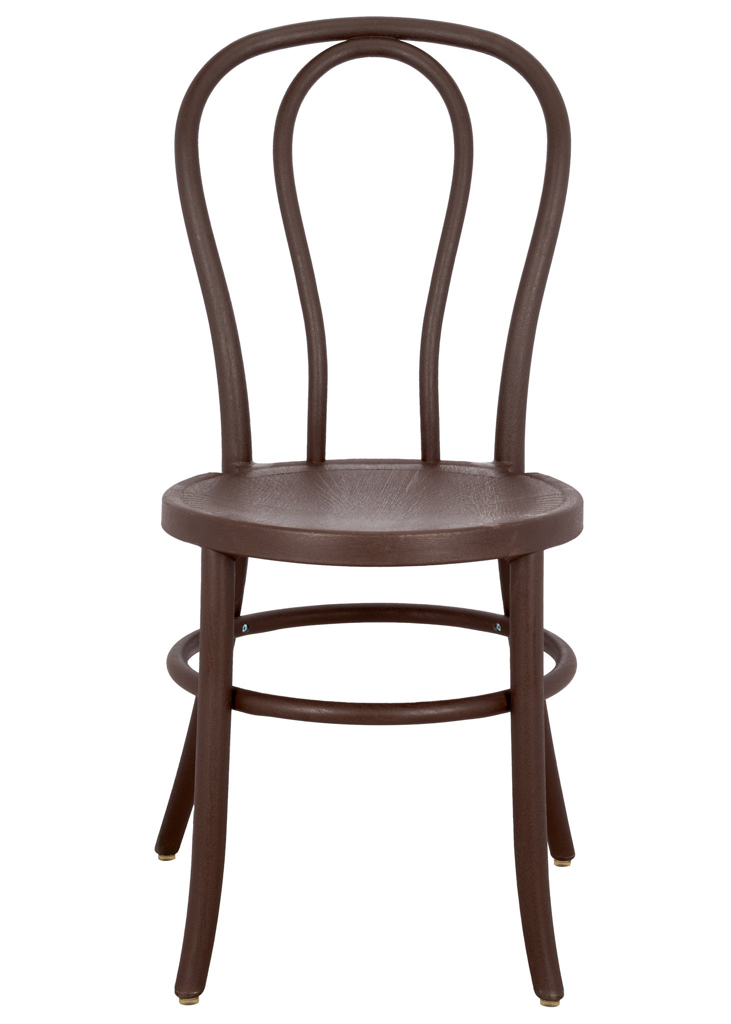 Chocolate Brown Resin Bentwood Festive Chair