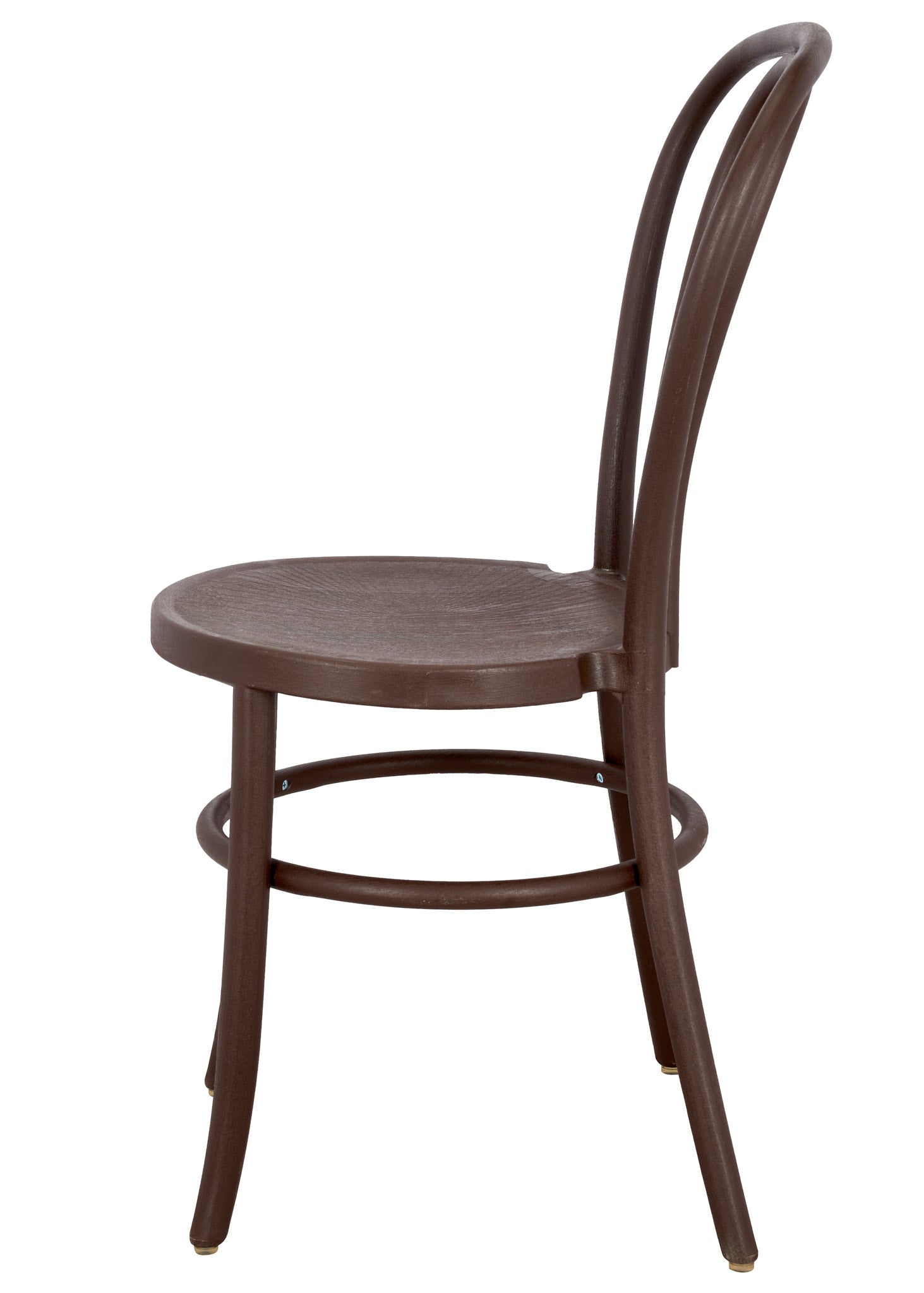 Chocolate Brown Resin Bentwood Festive Chair