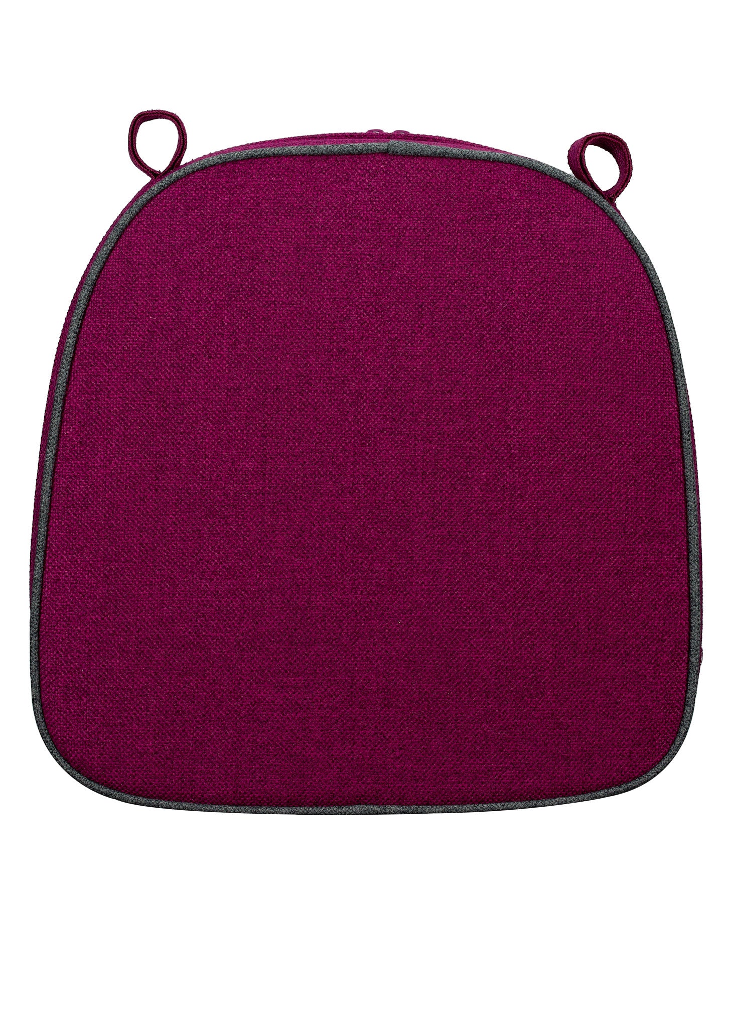 Burgundy with Dark Gray Piping 2.5