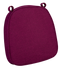 Burgundy with Burgundy Piping 2.5" Thick Chair Cushion - World's Best Cushions