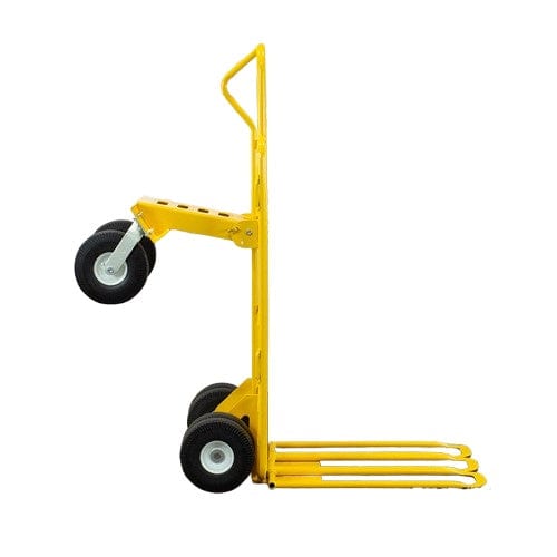 American Cart Multi Mover XT Hand Truck – 1200 lb Capacity, Folding Plate, 6 Flat-Free Wheels