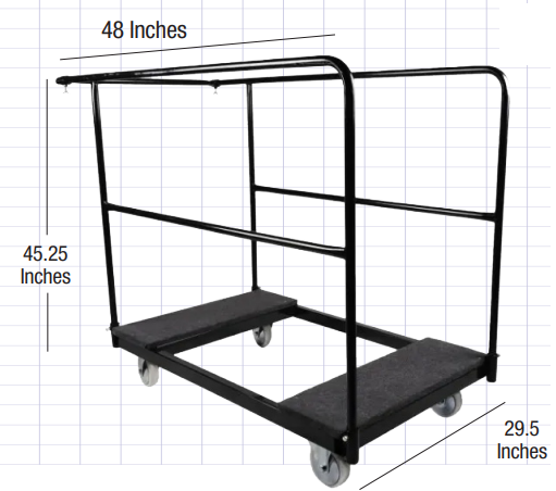 Steel Banquet Table Cart