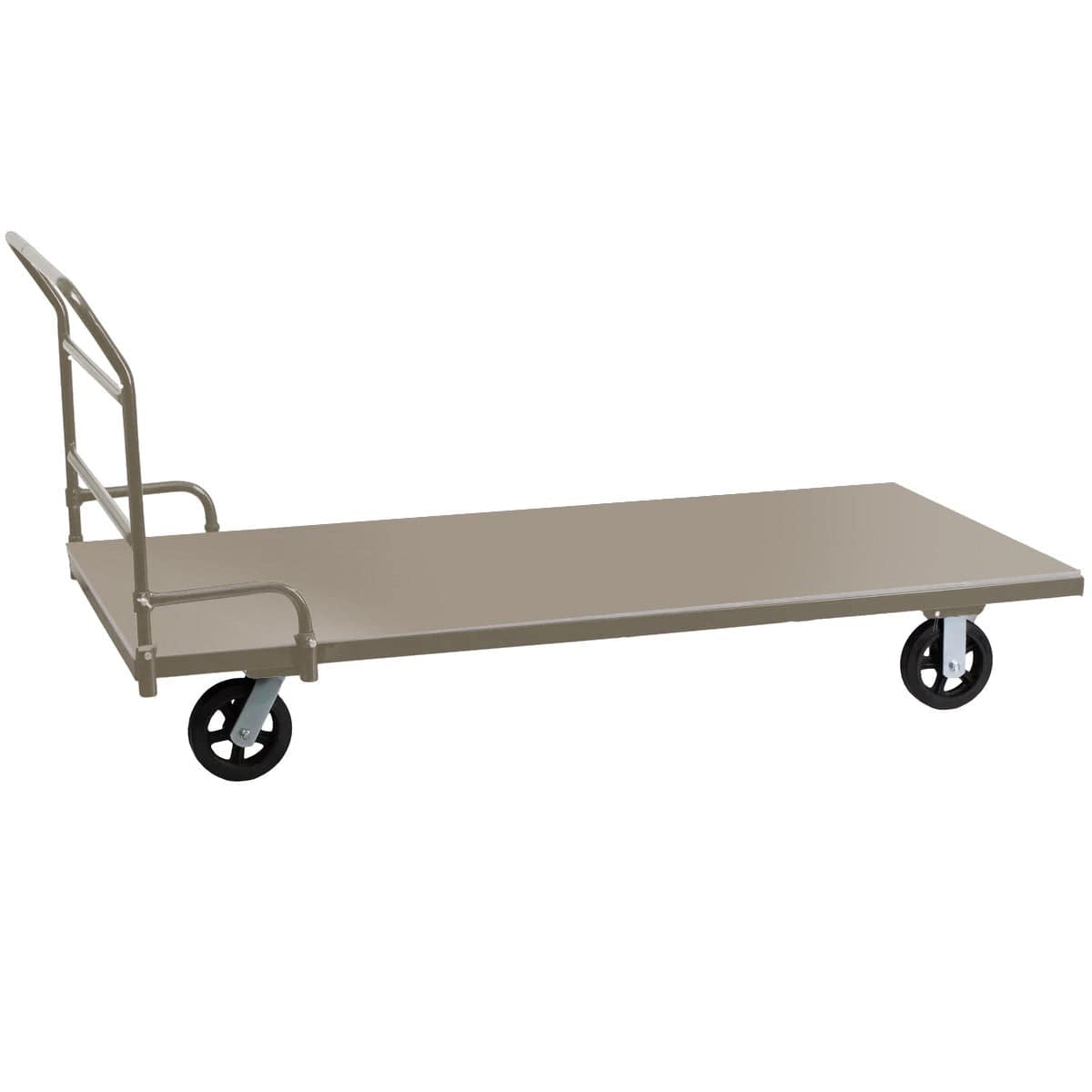 Gray Industrial Flat Bed Platform Cart