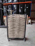 Chivari Vintage Copper/Gold Brushed Barcelona Bistro Folding Chair CBBMC-AX-T