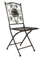 Chivari Vintage Copper/Gold Brushed Barcelona Bistro Folding Chair CBBMC-AX-T