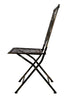 Chivari Vintage Copper/Gold Brushed Barcelona Bistro Folding Chair CBBMC-AX-T