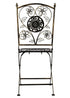 Chivari Vintage Copper/Gold Brushed Barcelona Bistro Folding Chair CBBMC-AX-T