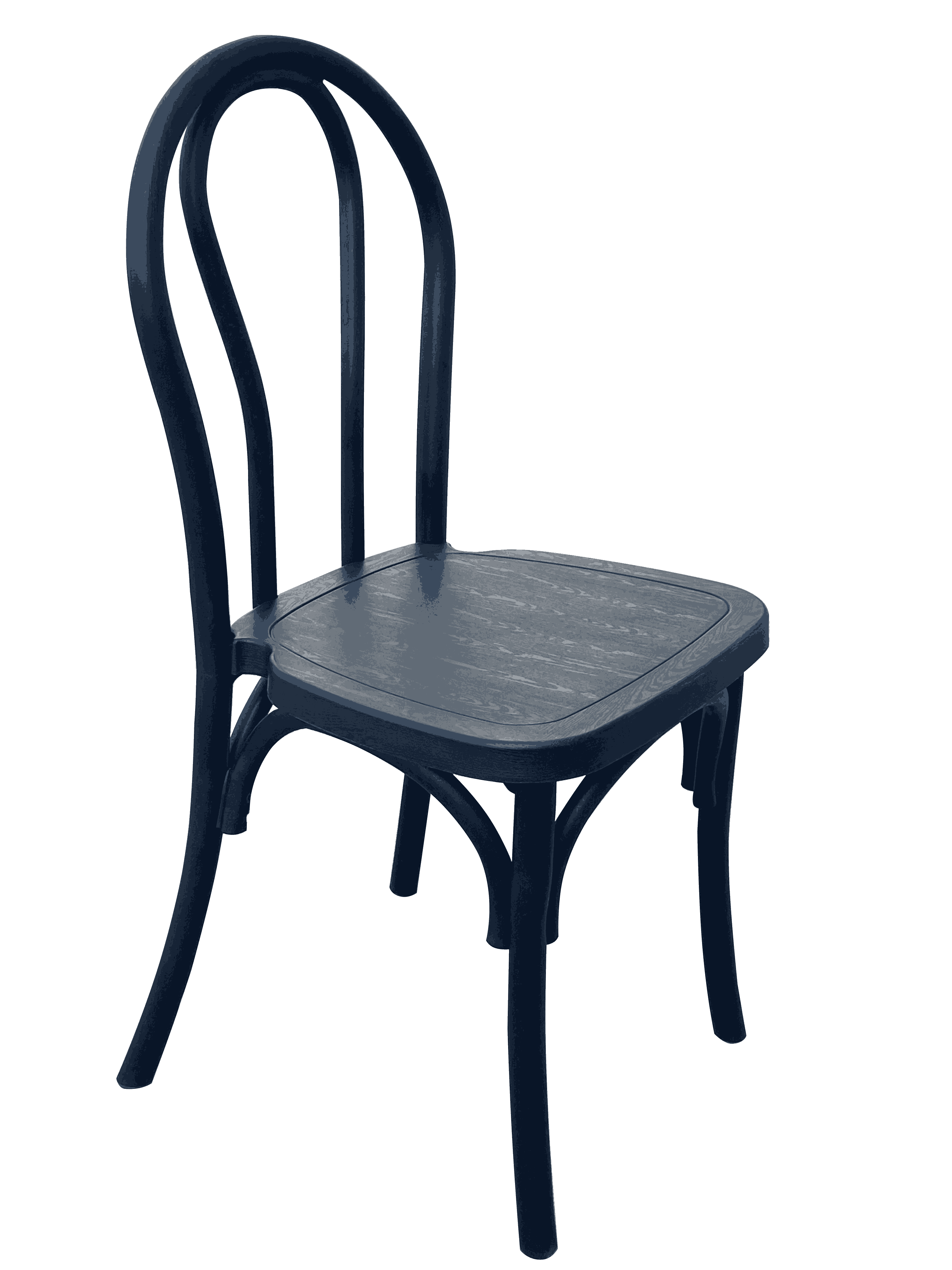 Black Steel Skeleton™ Bentwood Chair