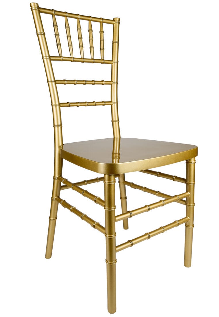 Chivari Classic Gold Resin Steel Skeleton™ Chiavari Chair CCRG-STEEL-AX-T