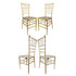 Chivari Gold ToughResin Chiavari Chair - 4 Pack - Some Assembly Required CCRG-U-ZG-T-4
