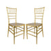 Chivari Gold ToughResin™ Chiavari Chair - 2 Pack - Some Assembly Required CCRG2-U-ZG-T-2
