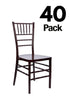 40 Chair Pack Mahogany ToughResin™ Chiavari Chair
