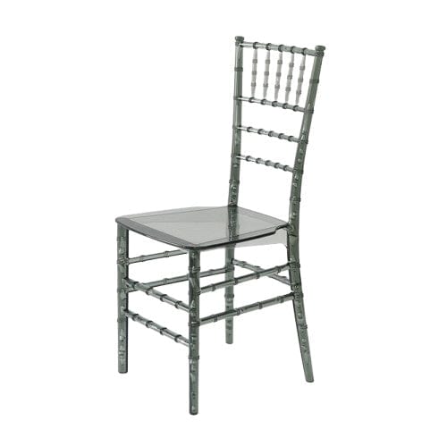 Clear Smoke Resin ThinVisible™ Seat Chiavari Chair