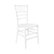 White ToughResin Unassembled Chiavari Chair (Single Unit Boxed in 2 Pack)