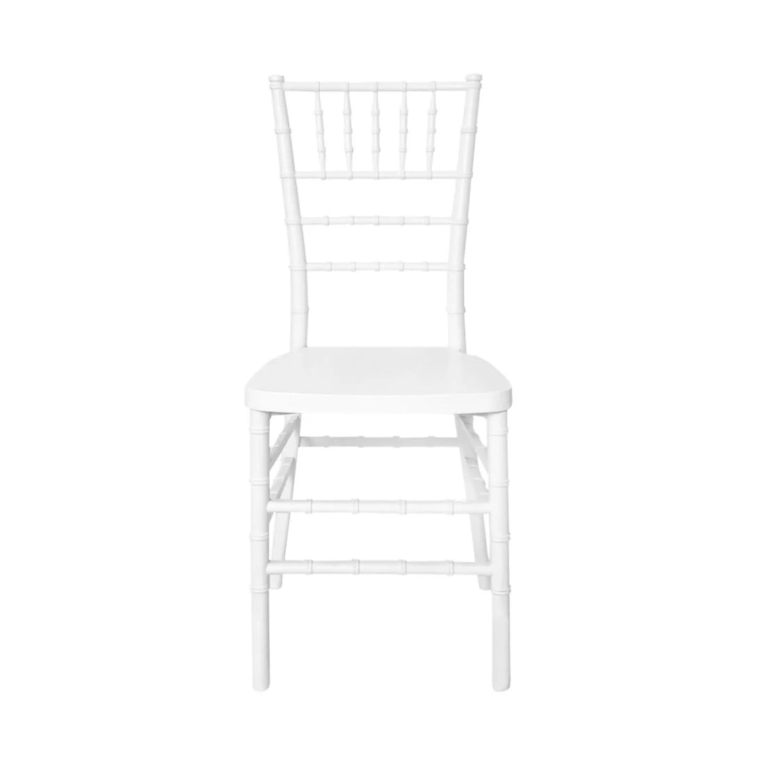 White ToughResin Chiavari Chair (Single Unit Boxed in 2 Pack) Some Assembly Required