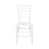 White ToughResin Unassembled Chiavari Chair (Single Unit Boxed in 2 Pack)