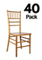 40 Chair Pack Dark Natural ToughWood™ Chiavari Chair