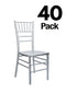 40 Chair Pack Silver ToughWood™ Chiavari Chair