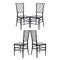 Chivari Black Diamond Back Chair - 4 Pack - Some Assembly Required CDRB-U-ZG-T-4