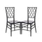 Chivari Black Diamond Resin Chair - 2 Pack - Some Assembly Required CDRB2-U-ZG-T-2