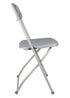 Chivari Gray Folding Steel-Poly Chairs CFPG-AX-T
