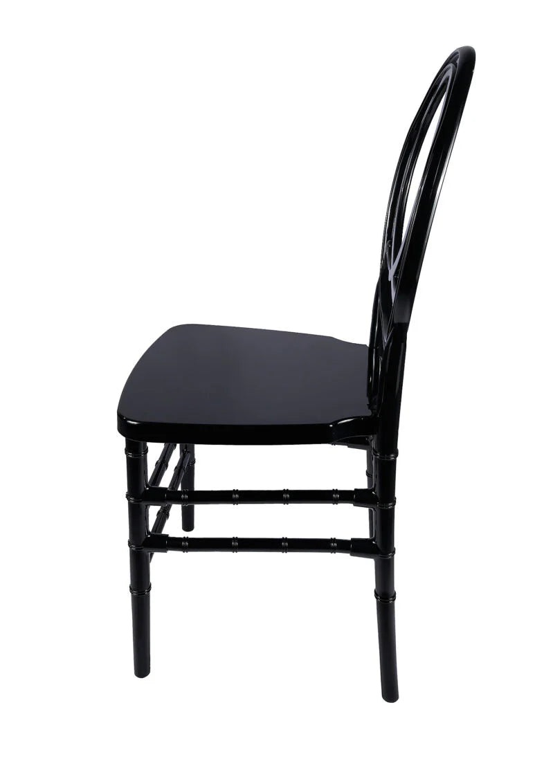 Black ToughResin™ Infinity Chair (Single Unit Boxed in 2 Pack) Some Assembly Required