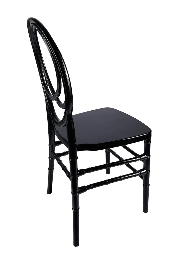 Black ToughResin™ Infinity Chair (Single Unit Boxed in 2 Pack) Some Assembly Required