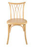 Natural Willow Chiavari Chair by Chivari Front CWWN-AX-T