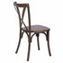 Fruitwood Steel Skeleton™ Cross Back Chair