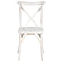 White Distressed ToughWood Crossback Chair