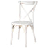 White Distressed ToughWood Crossback Chair