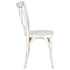 White Distressed ToughWood Crossback Chair