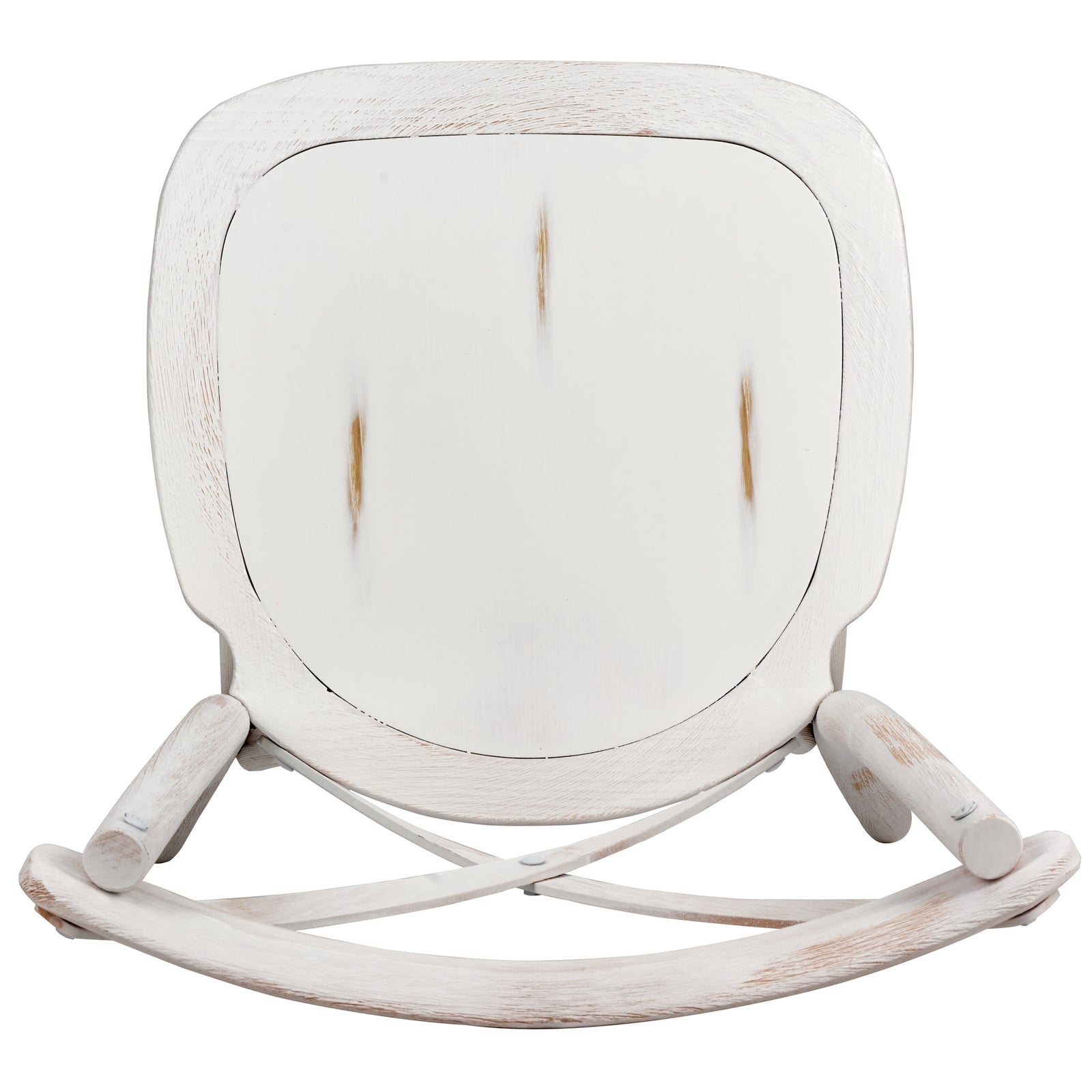 White Distressed ToughWood Crossback Chair