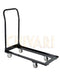 Steel Folding Chair Cart by Chivari, for Poly & Resin Folding Chairs CART100-AX-T 45