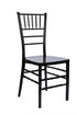 Black ToughResin Unassembled Chiavari Chair (Per Chair Price Shown – Sold only in Quantities of 4)