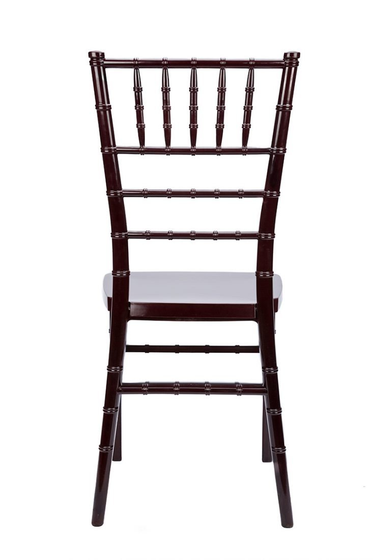 Mahogany Resin Mono Bloc Chiavari Chair Back