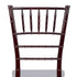 Mahogany Chiavari Chair Back - Zoomed