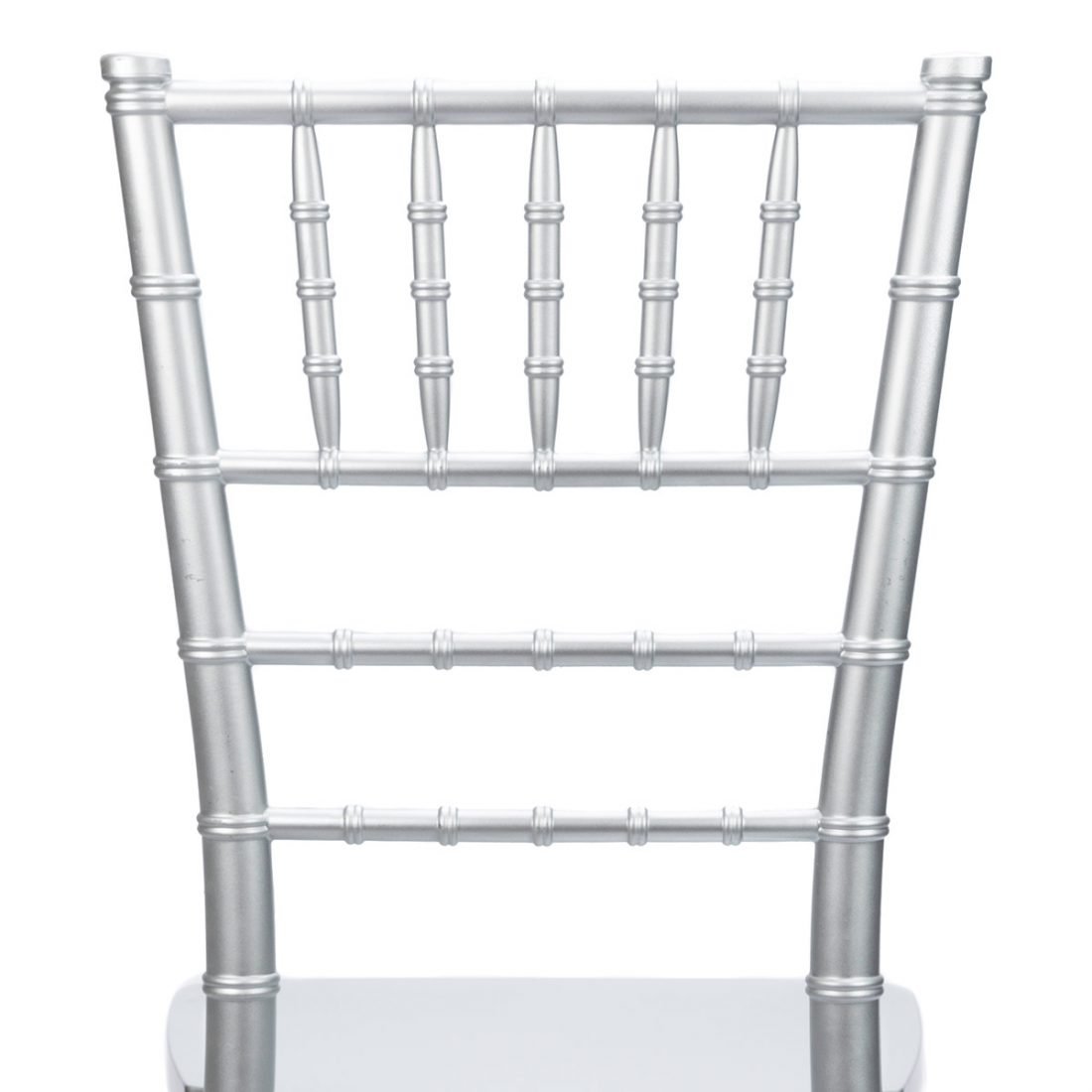 Silver Resin Mono Bloc Chiavari Chair Back - Zoomed